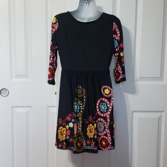 Womens floral peplum tunic top 3/4 sleeves M ,new - Picture 5 of 6